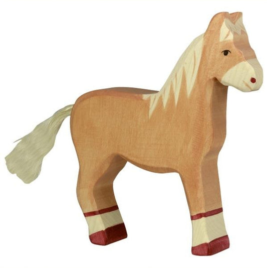 Holztiger Horse, Standing, Light Brown