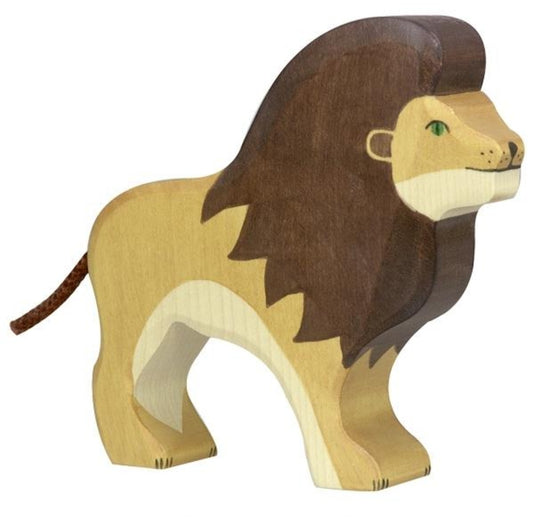 Holztiger Lion