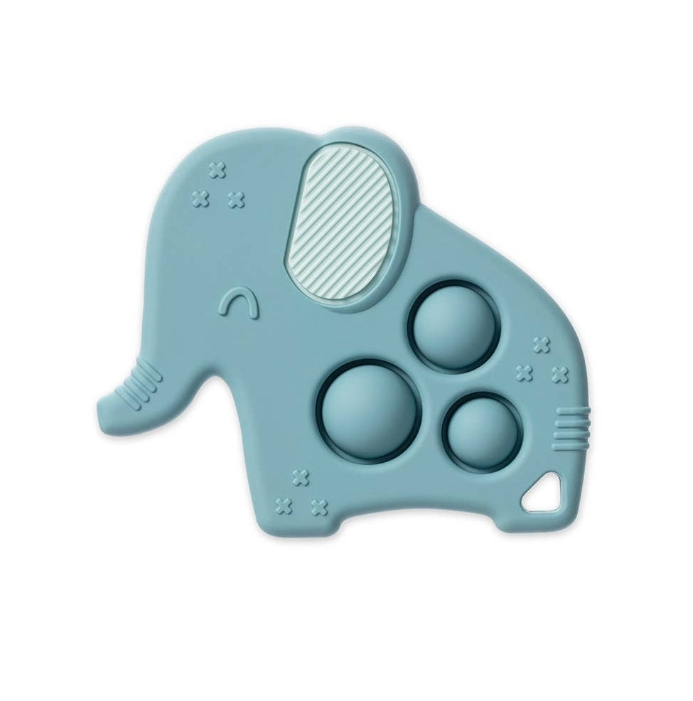 Itzy Pop Sensory Popper Teether- Emmerson the Elephant