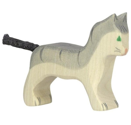 Holztiger Cat, Small, Grey