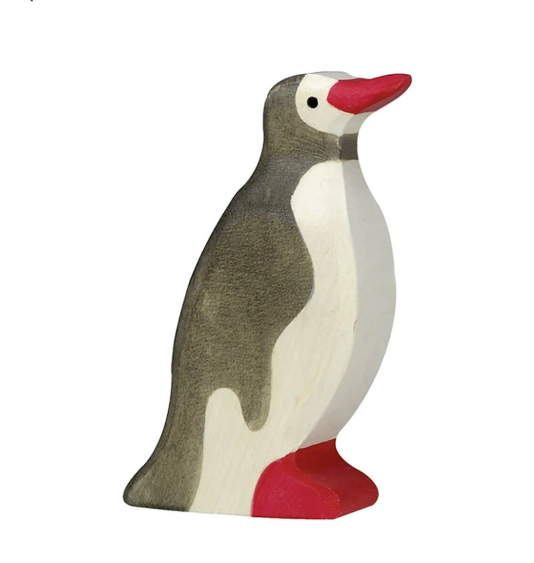Holztiger Penguin, Head Raised