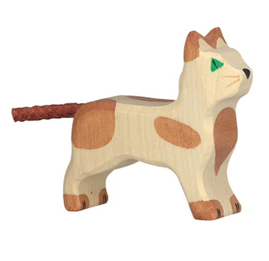 Holztiger Cat, Standing, Brown