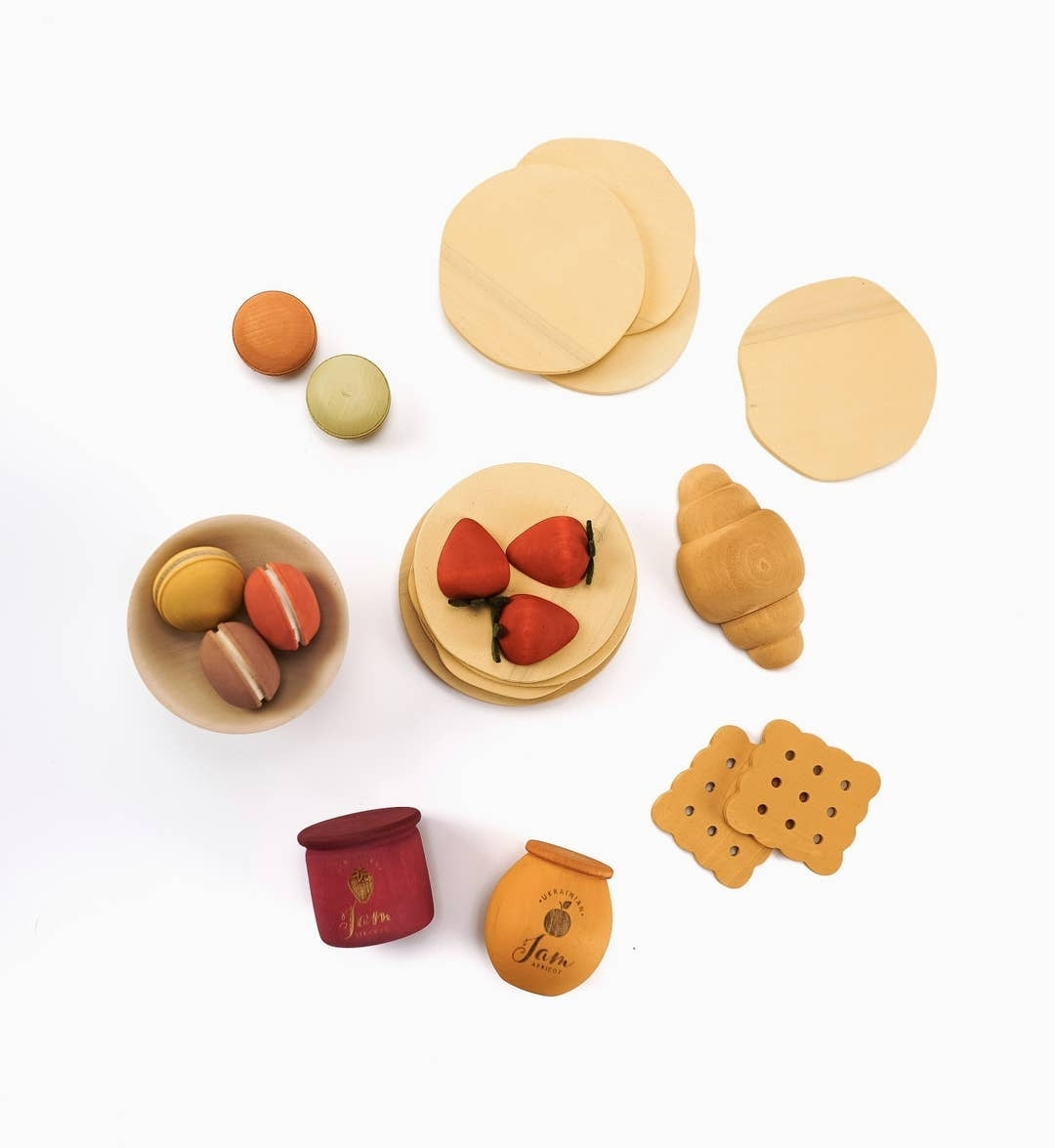 Wooden Play Food Set- Desserts