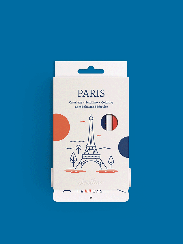 Scrollino Paris Coloring